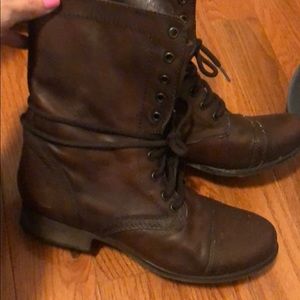 Steve Madden combat boots